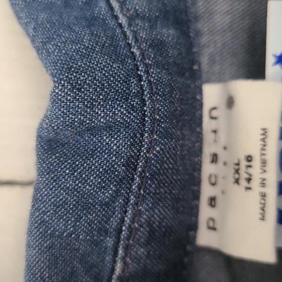 PACSUN VERY CUTE PACSUN KIDS JEAN SHIRT JACKET SIZE XXL - Picture 4 of 11